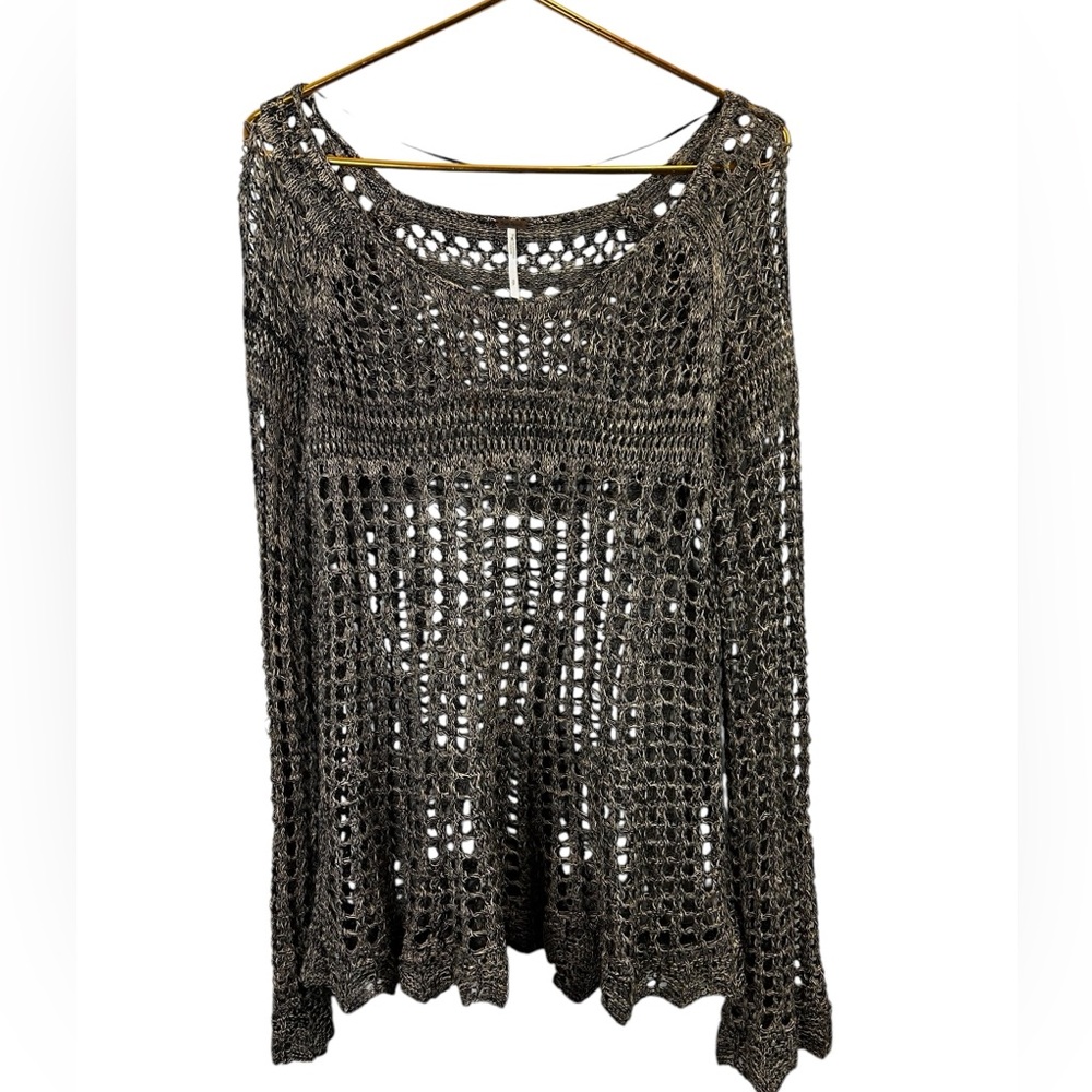 Free People - Women’s Annabelle Crochet Pullover Top Size Small - Picture 4 of 9
